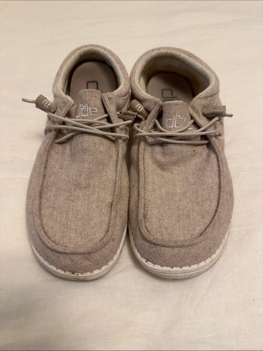 Hey Dude Women's Casual Slip-On Loafer in Taupe